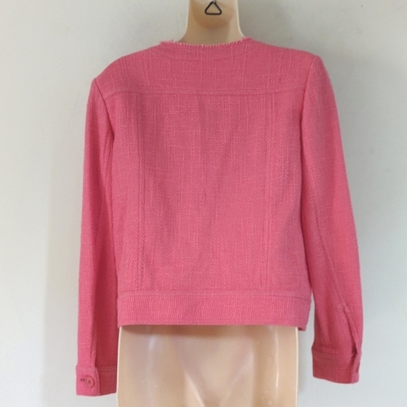 IRO Pink Felicity Tweed Jacket - Picture 6 of 16